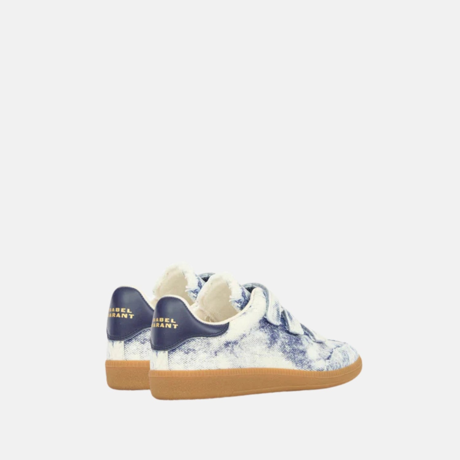 Isabel Marant Beth Low Top Sneakers In Denim, Blue, Back