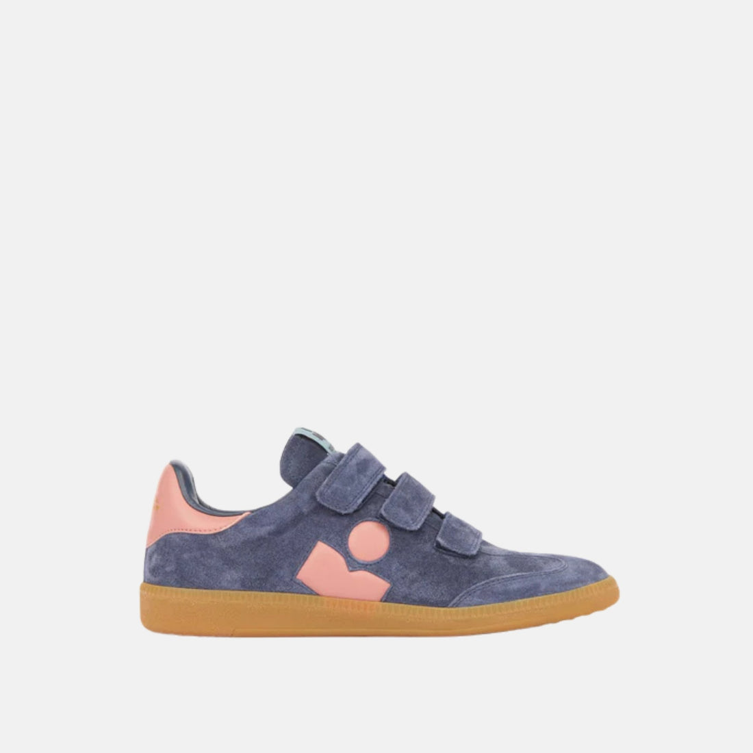 Isabel Marant Beth Low Top Sneakers In Suede Leather, Blue, Side