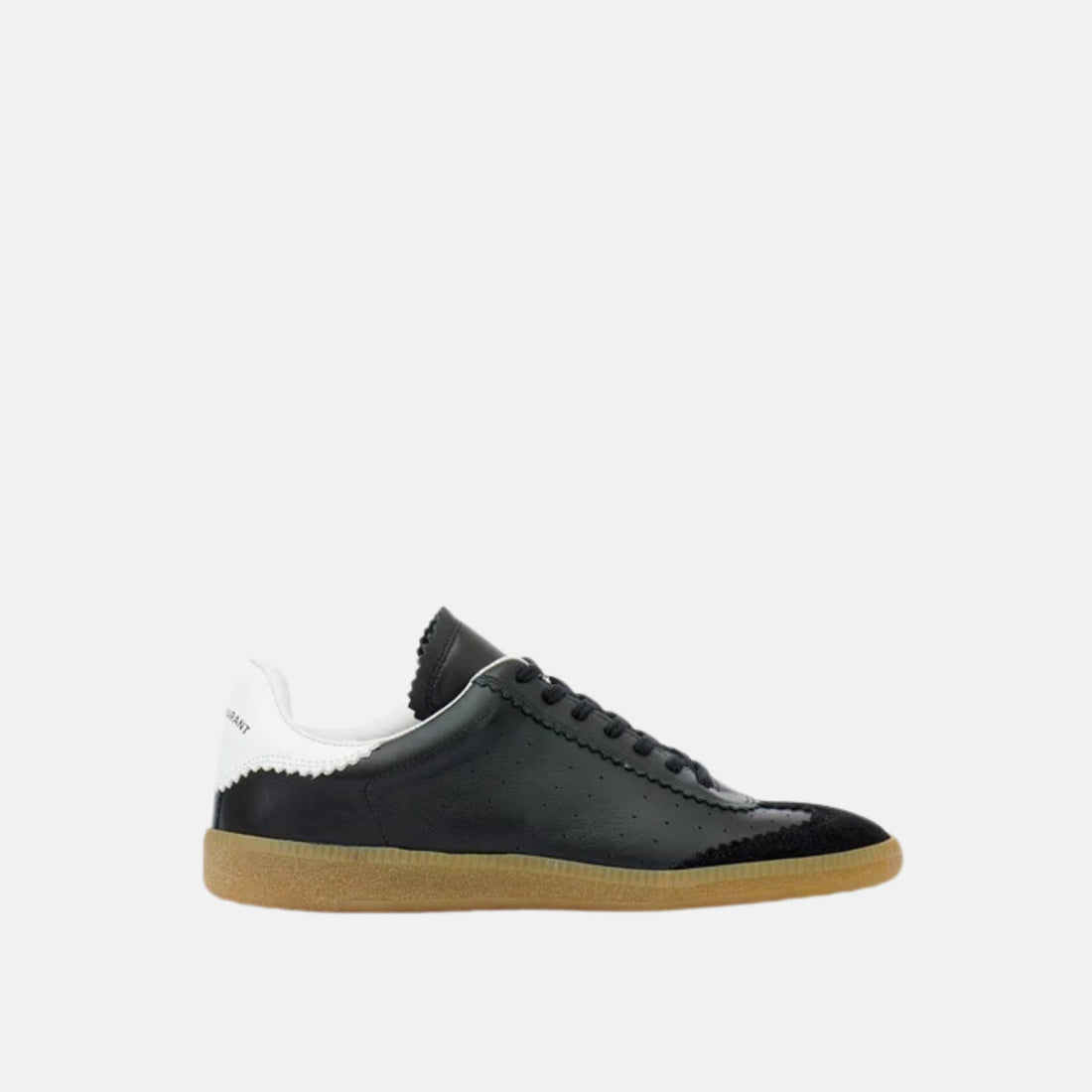 Isabel Marant Bryce Low Top Sneakers With Front Lace Up Fastening, Black, Side