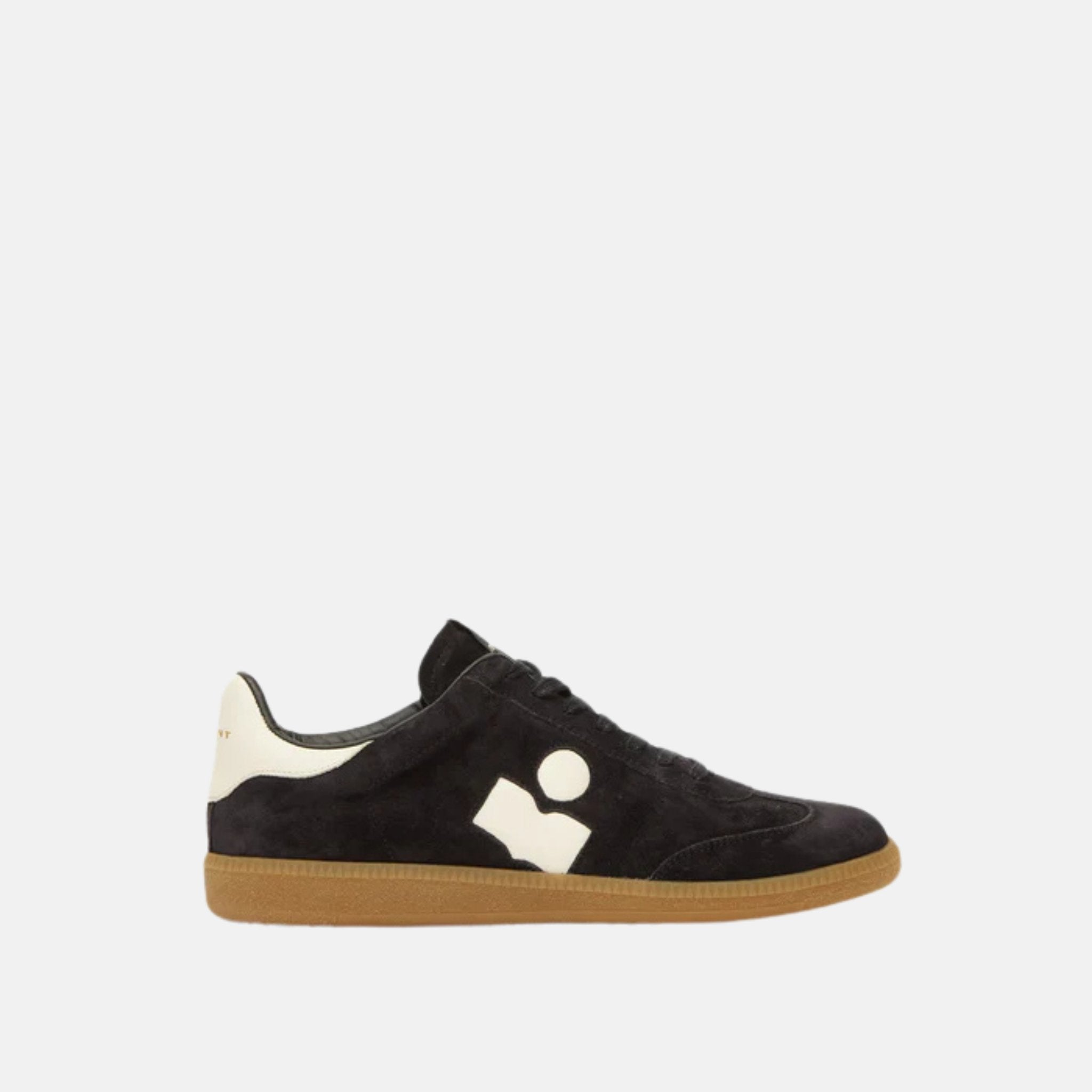 Isabel Marant Bryce Low Top Sneakers In Suede Calfskin Leather, Side
