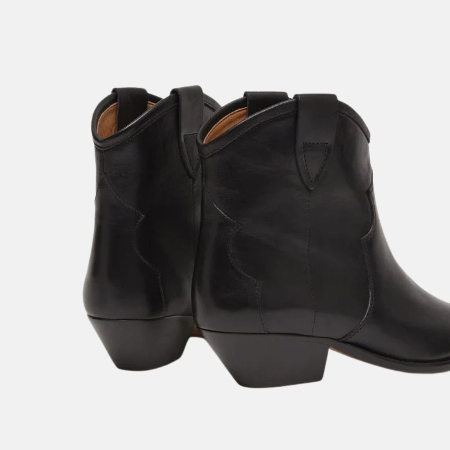 Isabel Marant Dewina Cowboy Boots In Calfskin Leather, Back