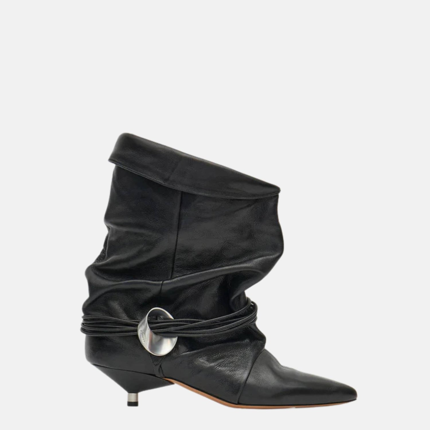 Isabel Marant Edrika Draped Boots With Jewels, Side