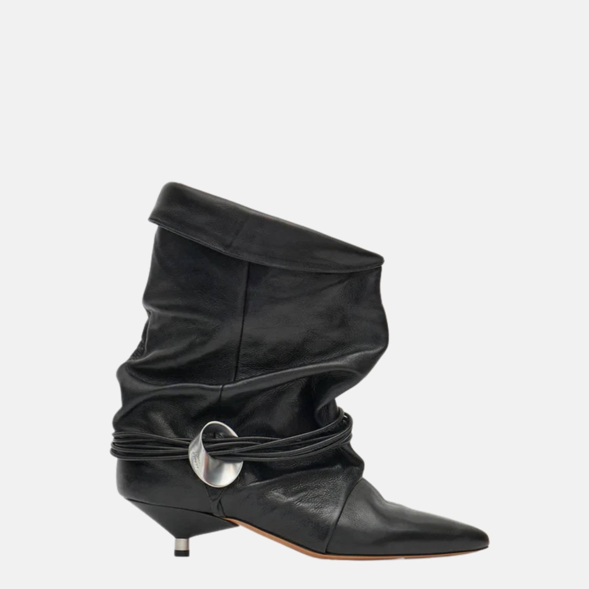 Isabel Marant Edrika Draped Boots With Jewels, Side