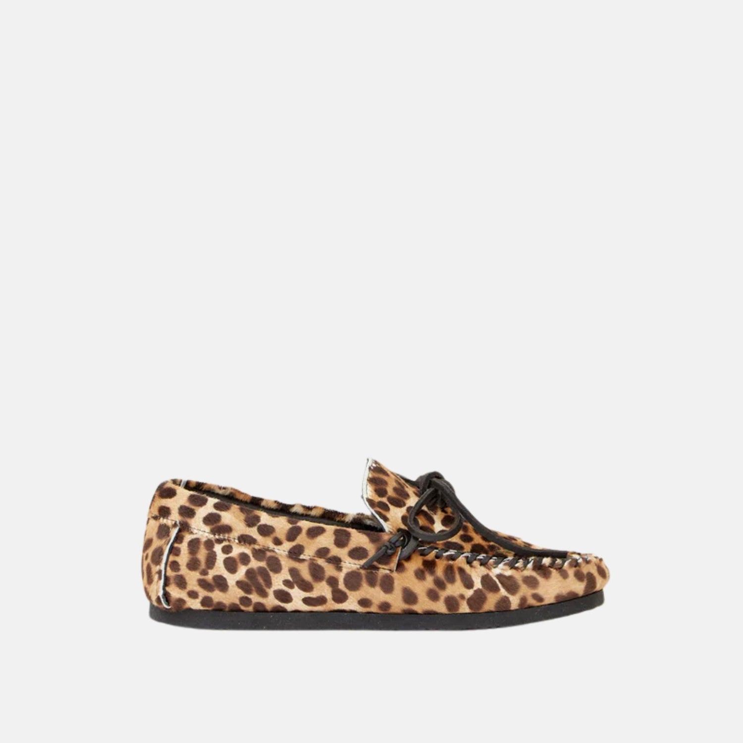 Isabel Marant Fitza Printed Leather Loafers, Side