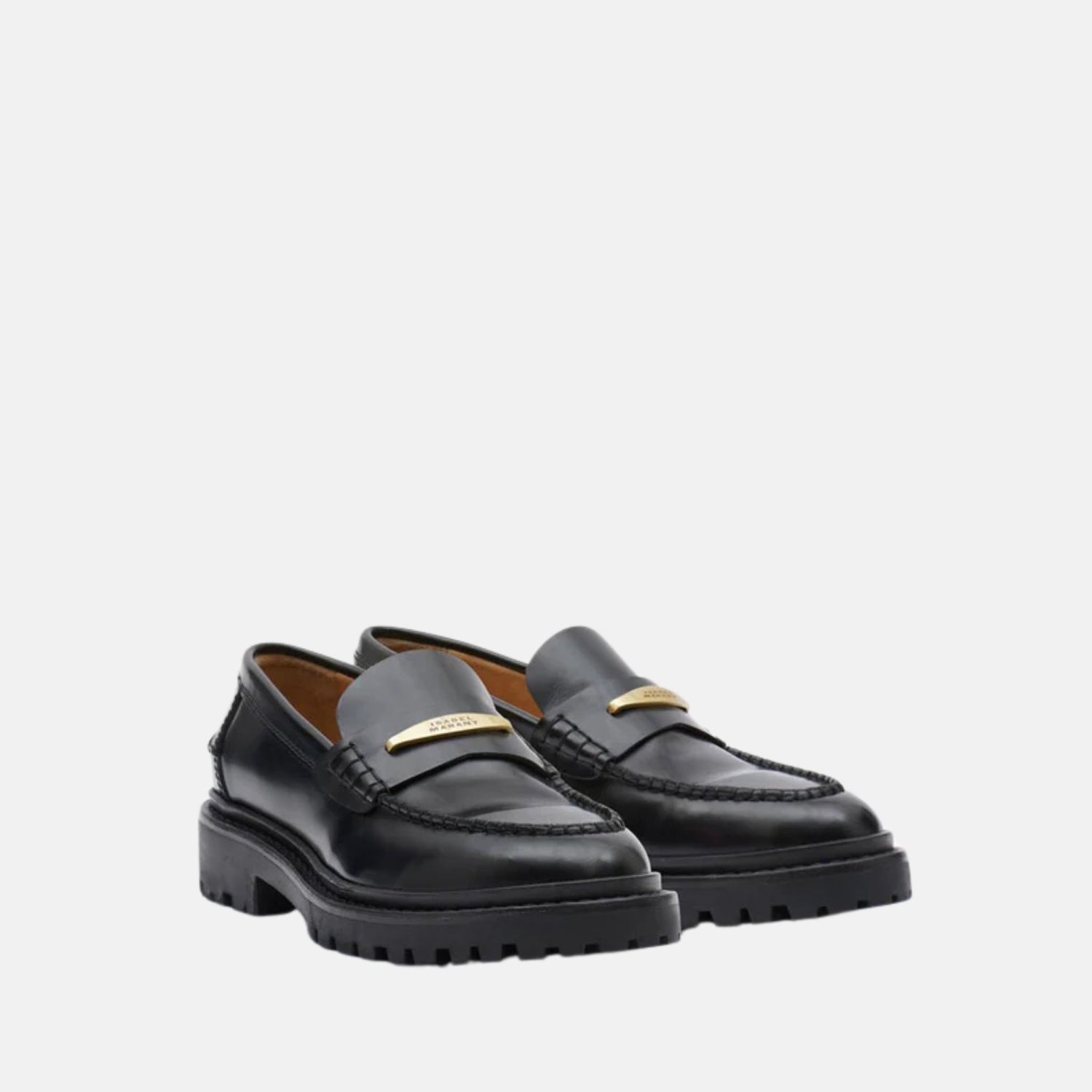 Isabel Marant Frezza Loafers In Calfskin Leather, Front