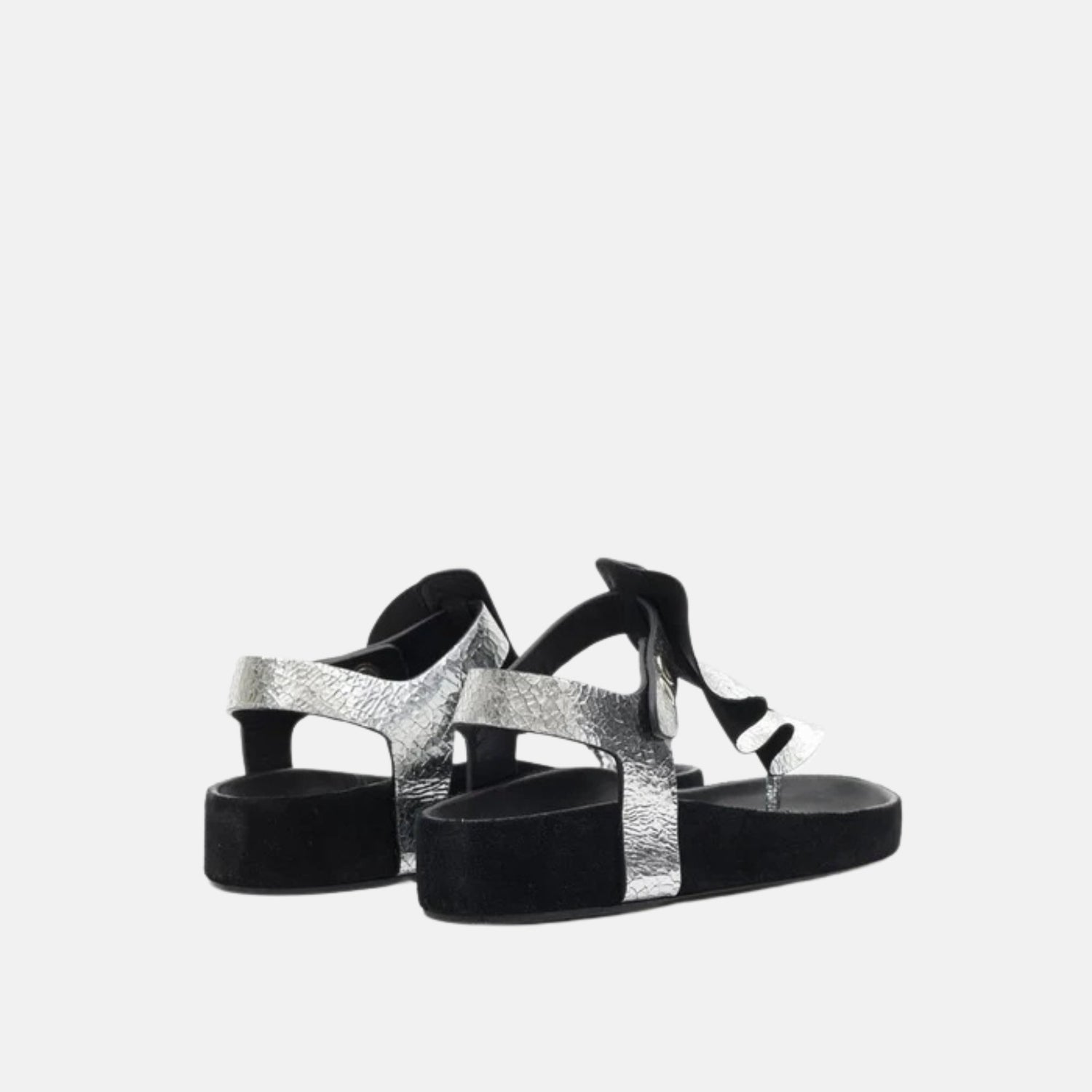 Isabel Marant Isela Flat Leather Sandals, Back