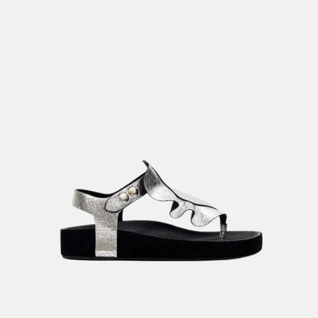 Isabel Marant Isela Flat Leather Sandals, Side