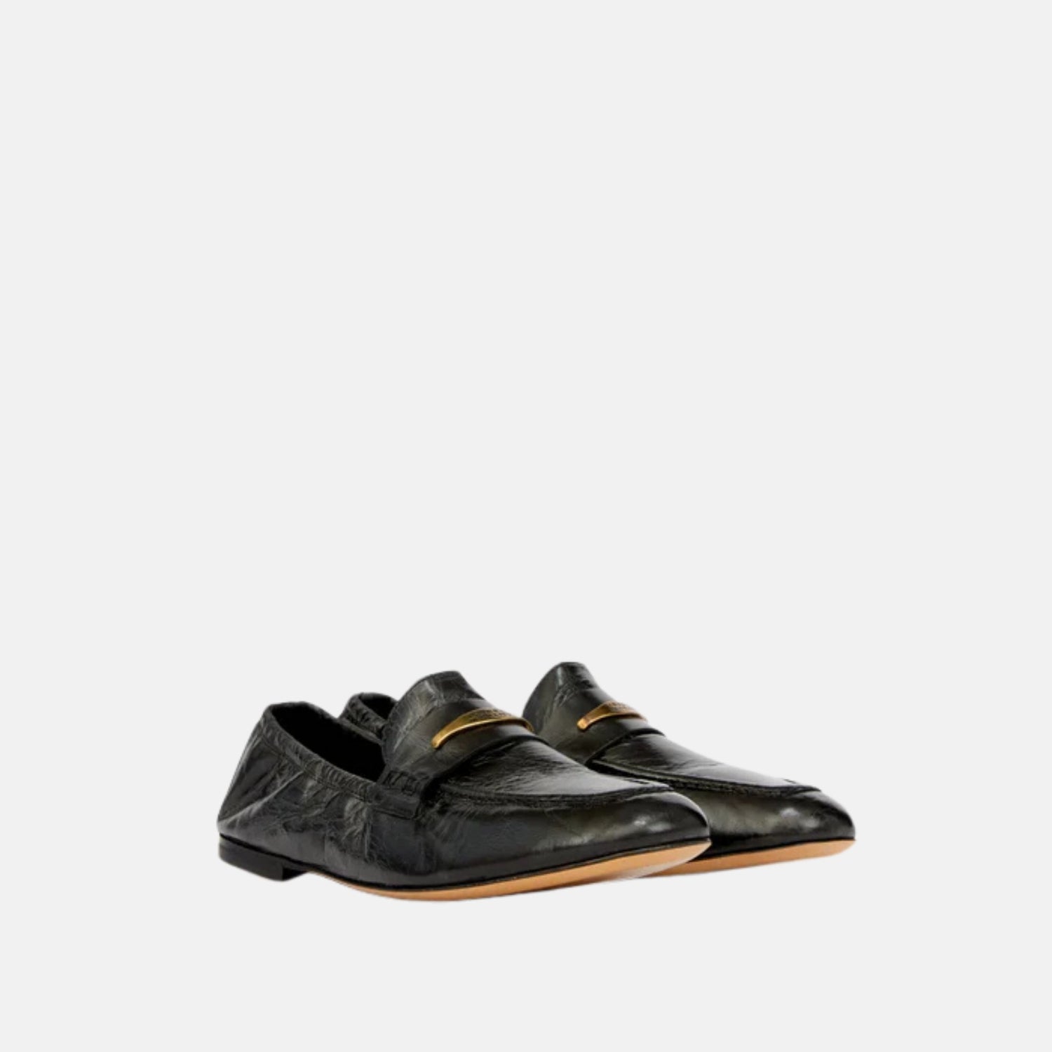 Isabel Marant Iseri Loafers In Cowhide Leather, Front