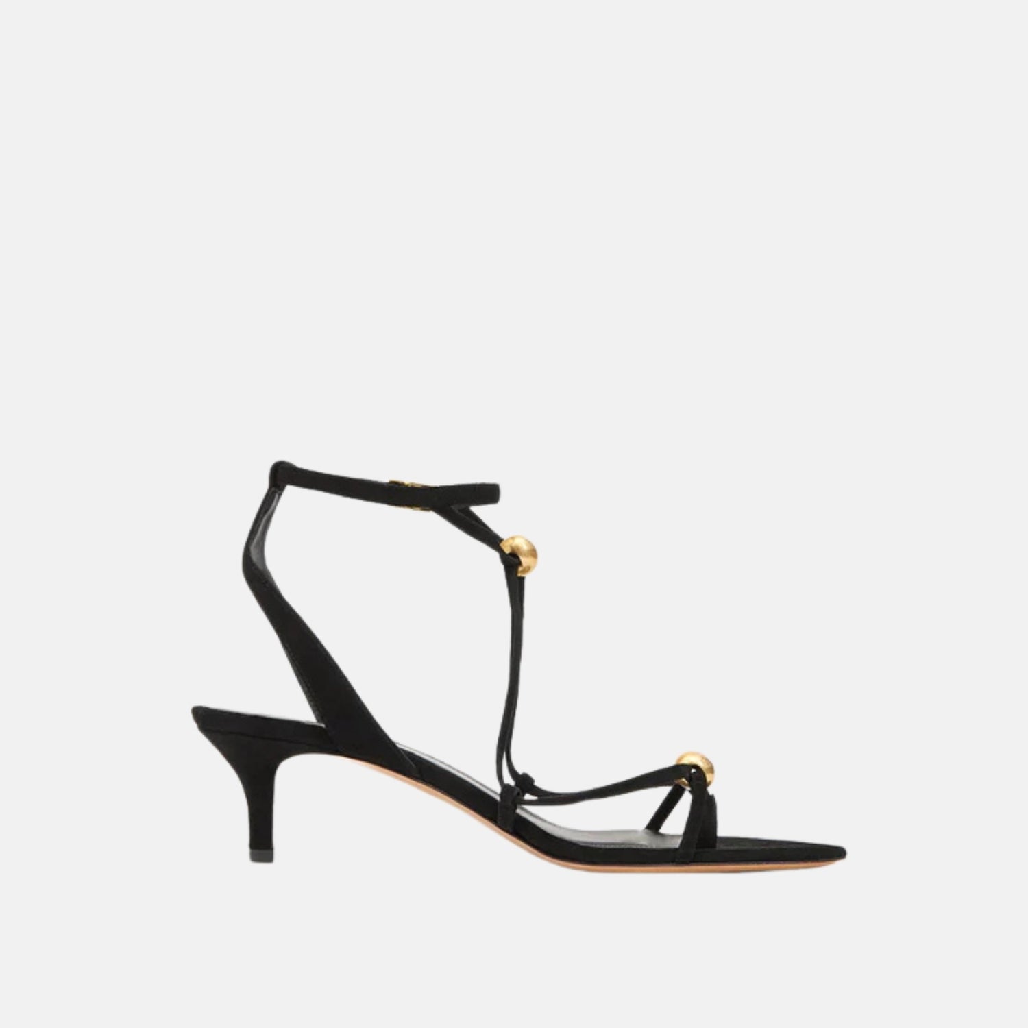 Isabel Marant Olya High Heeled Sandals In Suede Leather, Side