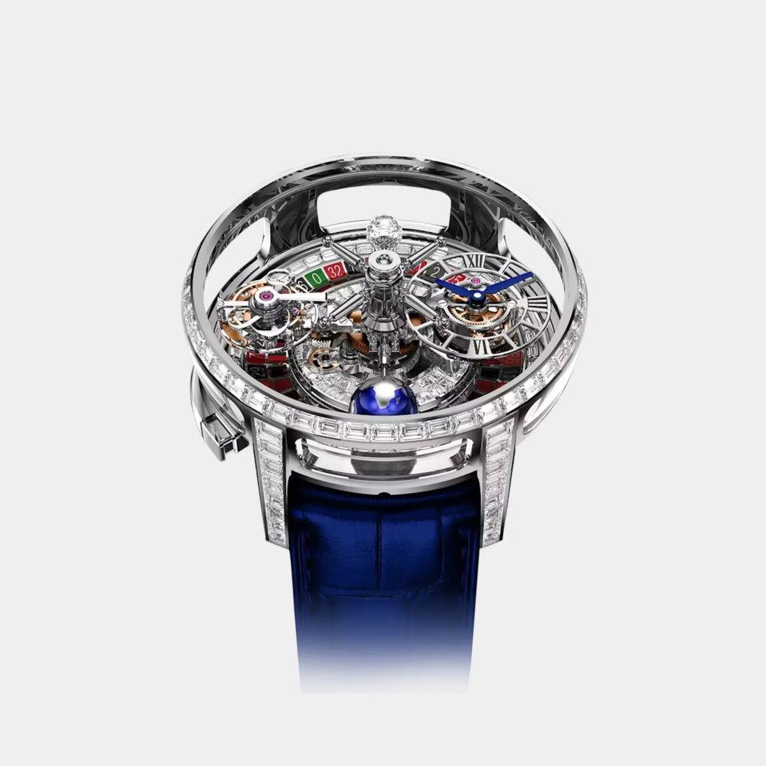 Jacob &amp; Co. Astronomia Casino White Gold Baguette AT860.30.BD.BD.A