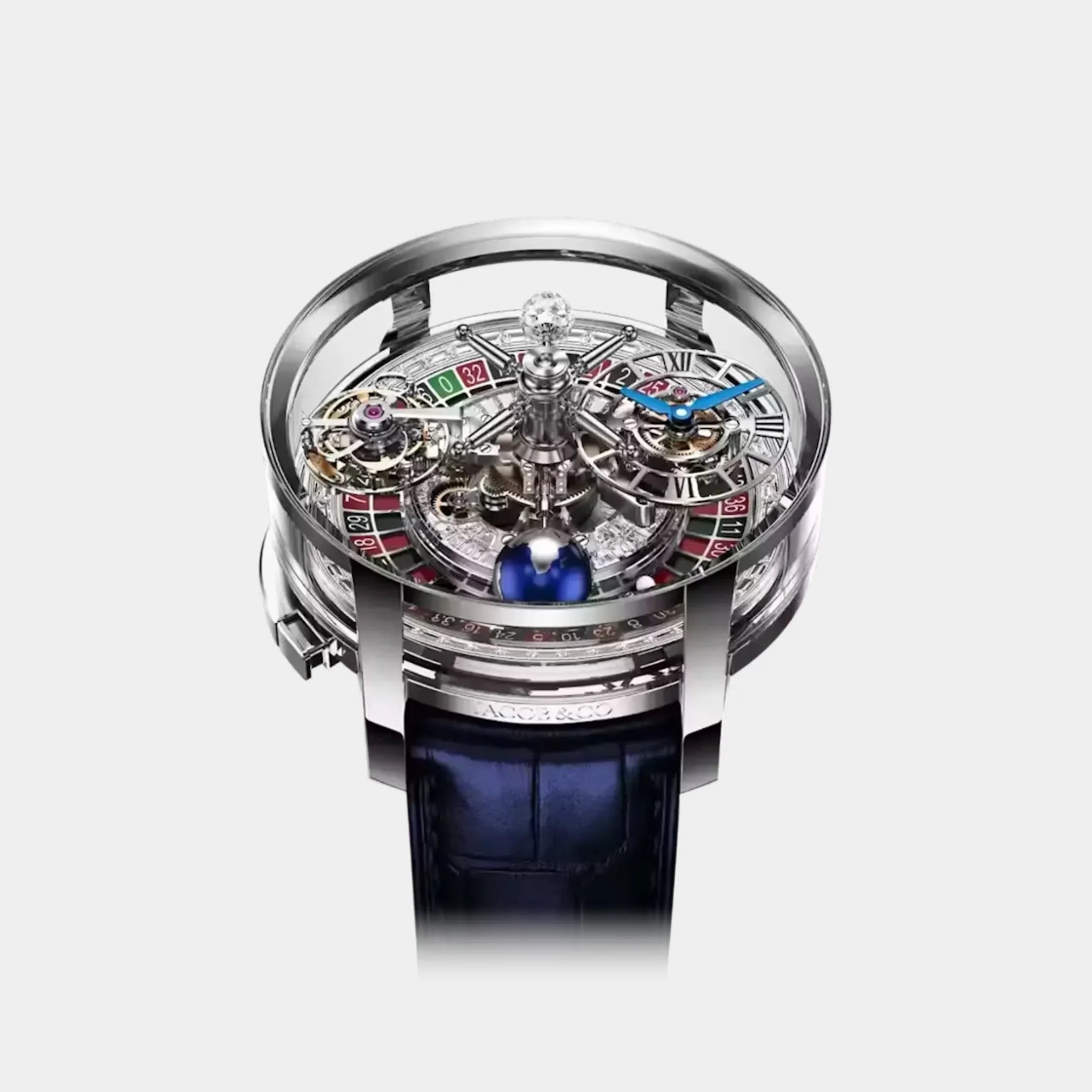 Jacob &amp; Co Astronomia Casino White Gold Baguette Dial AT160.30.AA.AB.A