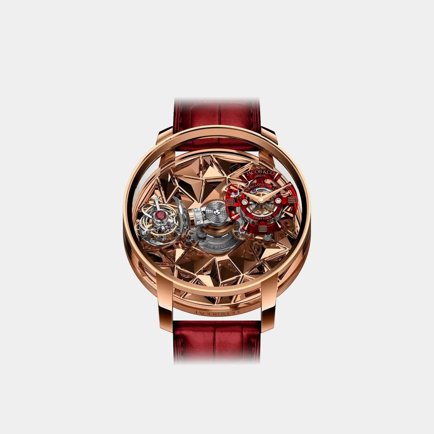 Jacob &amp; Co. Astronomia Four Axis Tourbillon Rose Gold, Front