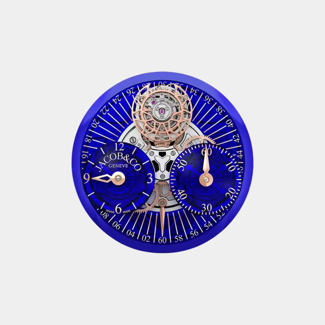 txt
Jacob & Co Astronomia Regulator أزرق من ذهب وردي، ميناء