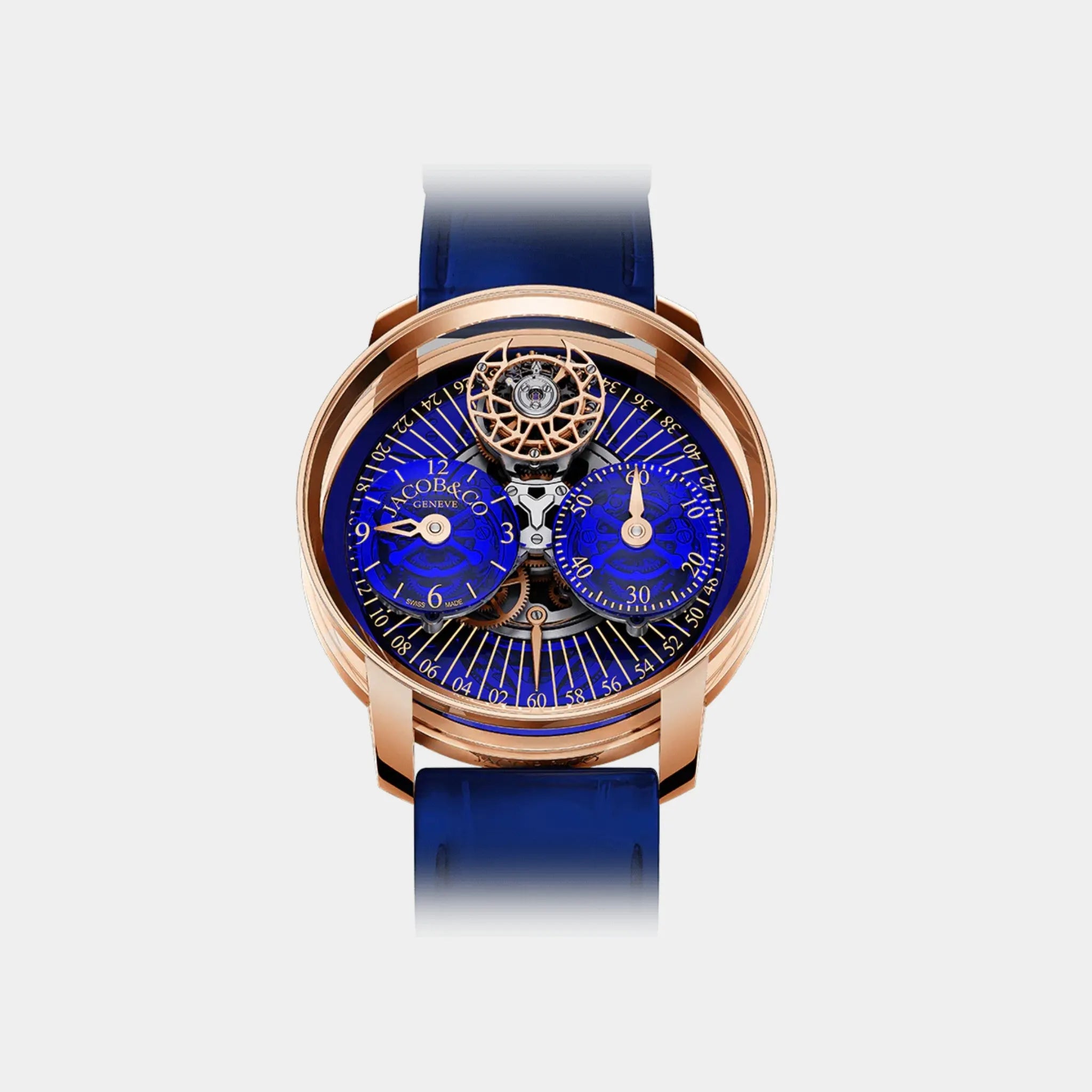 Jacob &amp; Co Astronomia Regulator Blue Rose Gold, Front