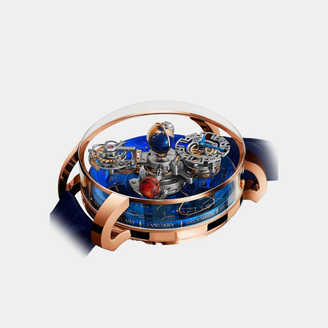 Jacob &amp; Co. Astronomia Sky Rose Gold Sapphire Mars AT113.40.AA.AA.A