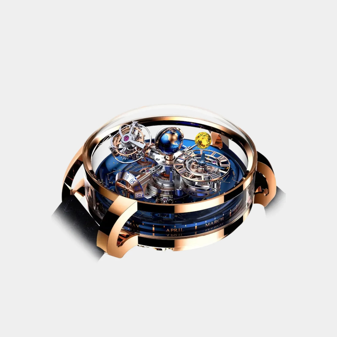 Jacob & Co. Astronomia Sky Rose Gold Yellow Moon AT110.40.AA.AA.A