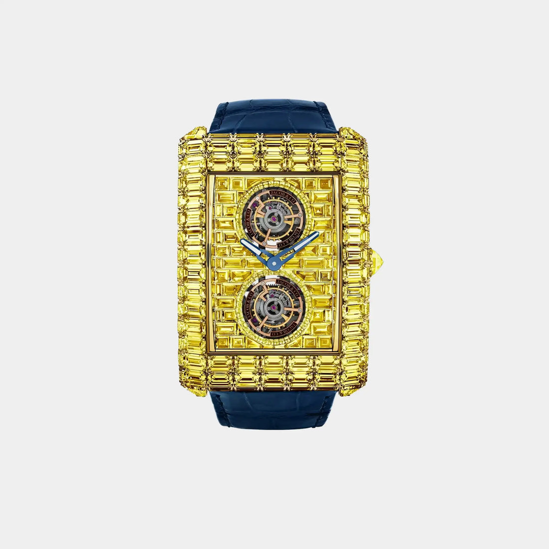 Jacob &amp; Co. Billionaire Double Tourbillon Angel Cut - Yellow Diamond, Front