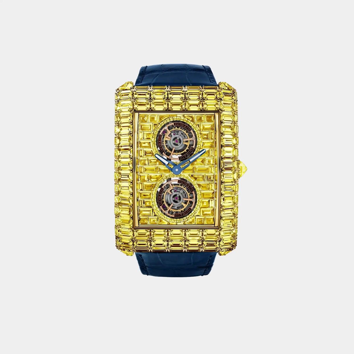Jacob &amp; Co. Billionaire Double Tourbillon Angel Cut - Yellow Diamond, Front