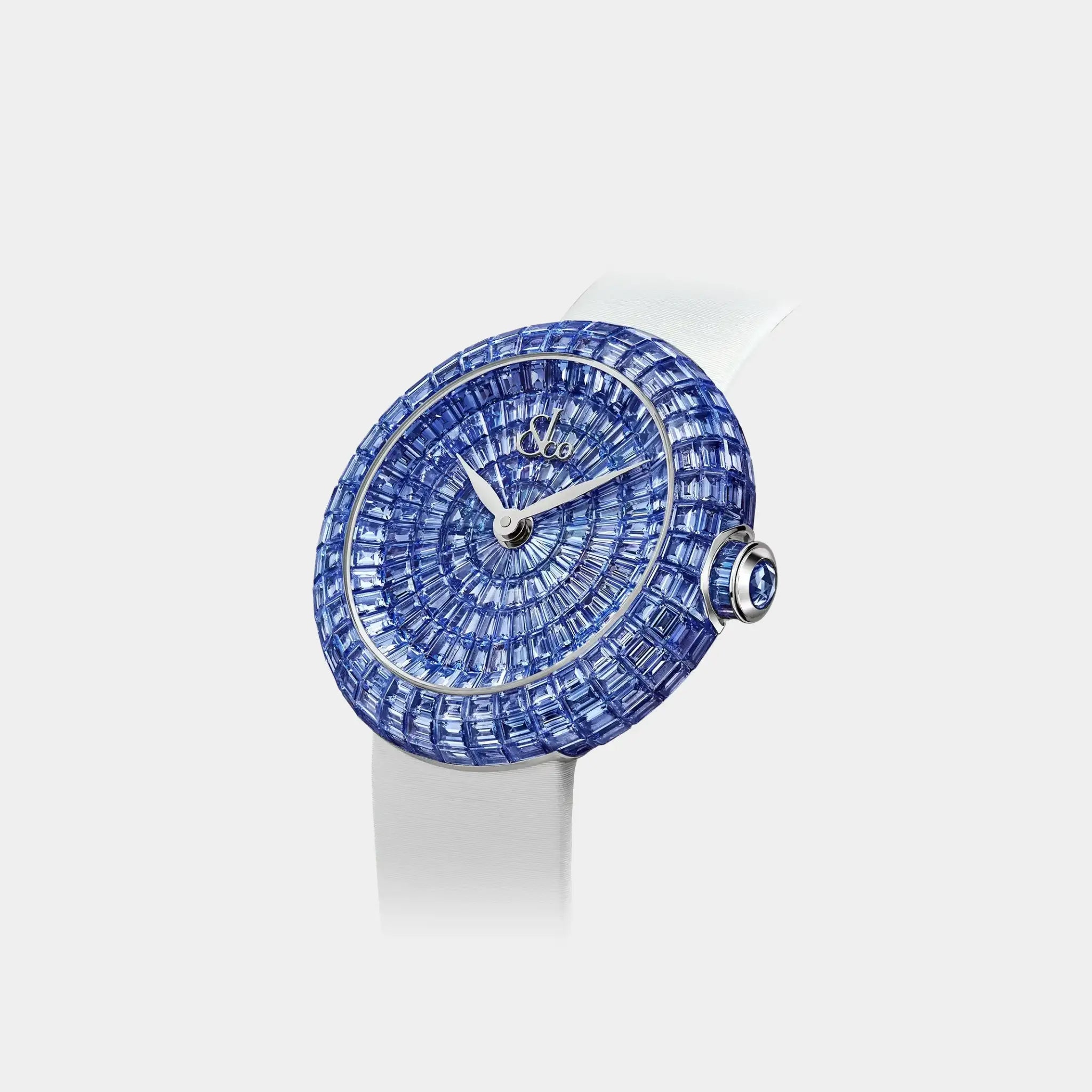 Jacob &amp; Co. Brilliant Baguette Icy Blue Sapphires, Front