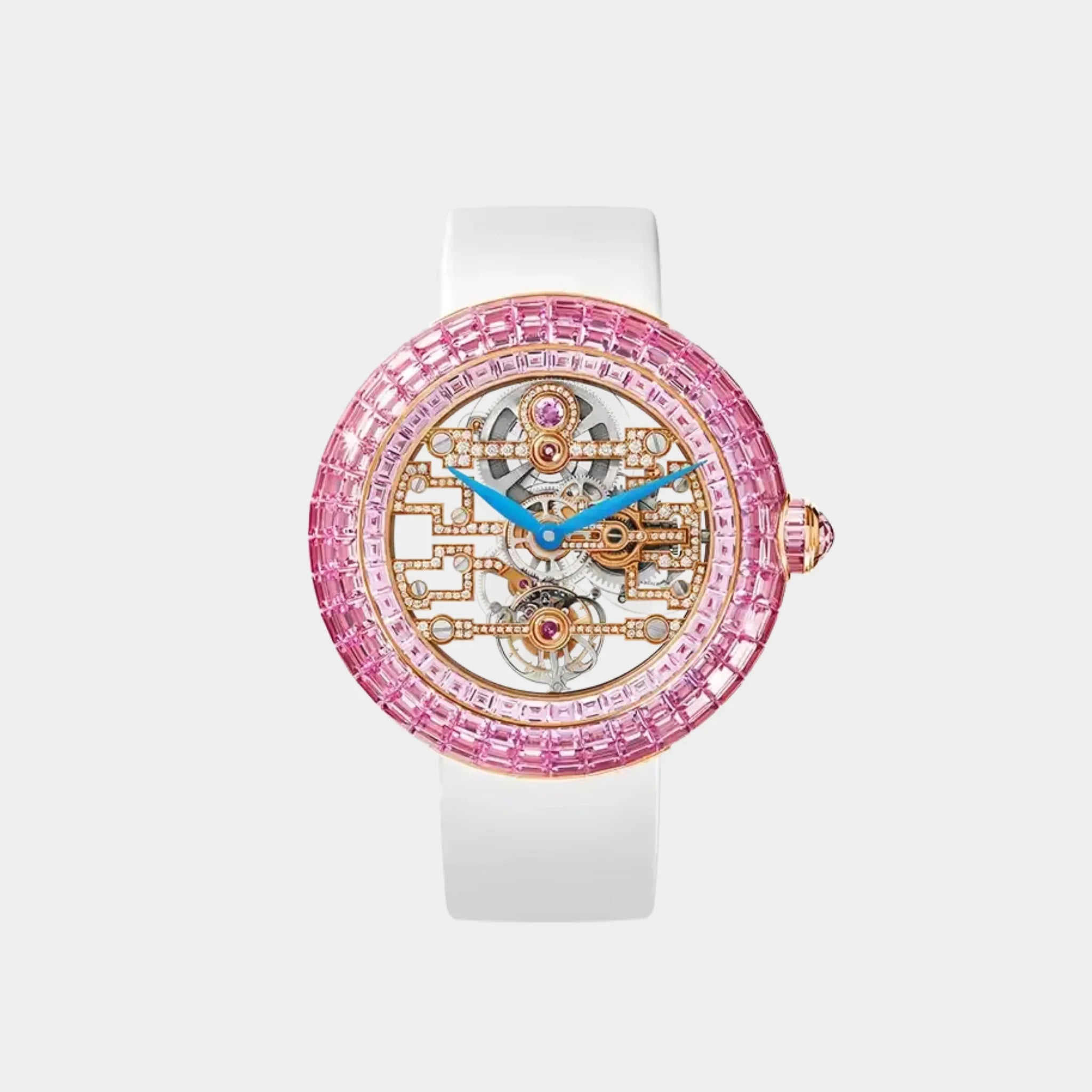 Jacob &amp; Co. Brilliant Tourbillon Art Deco Pink Sapphire