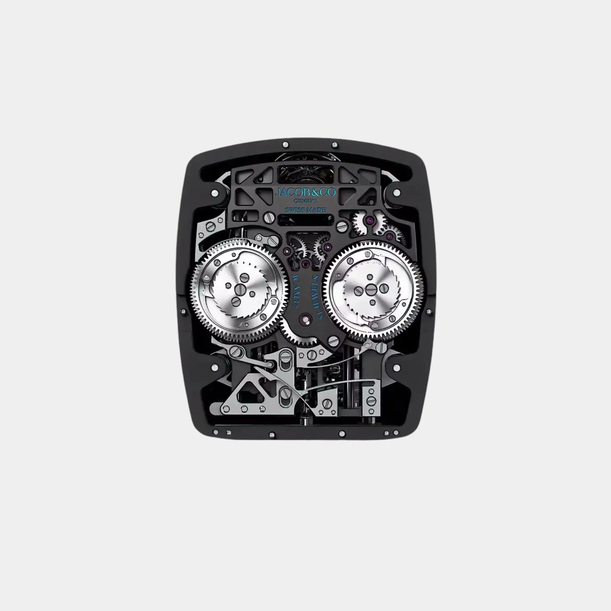 Jacob &amp; Co. Bugatti Chiron Tourbillon Sapphire Crystal Clear, Movement