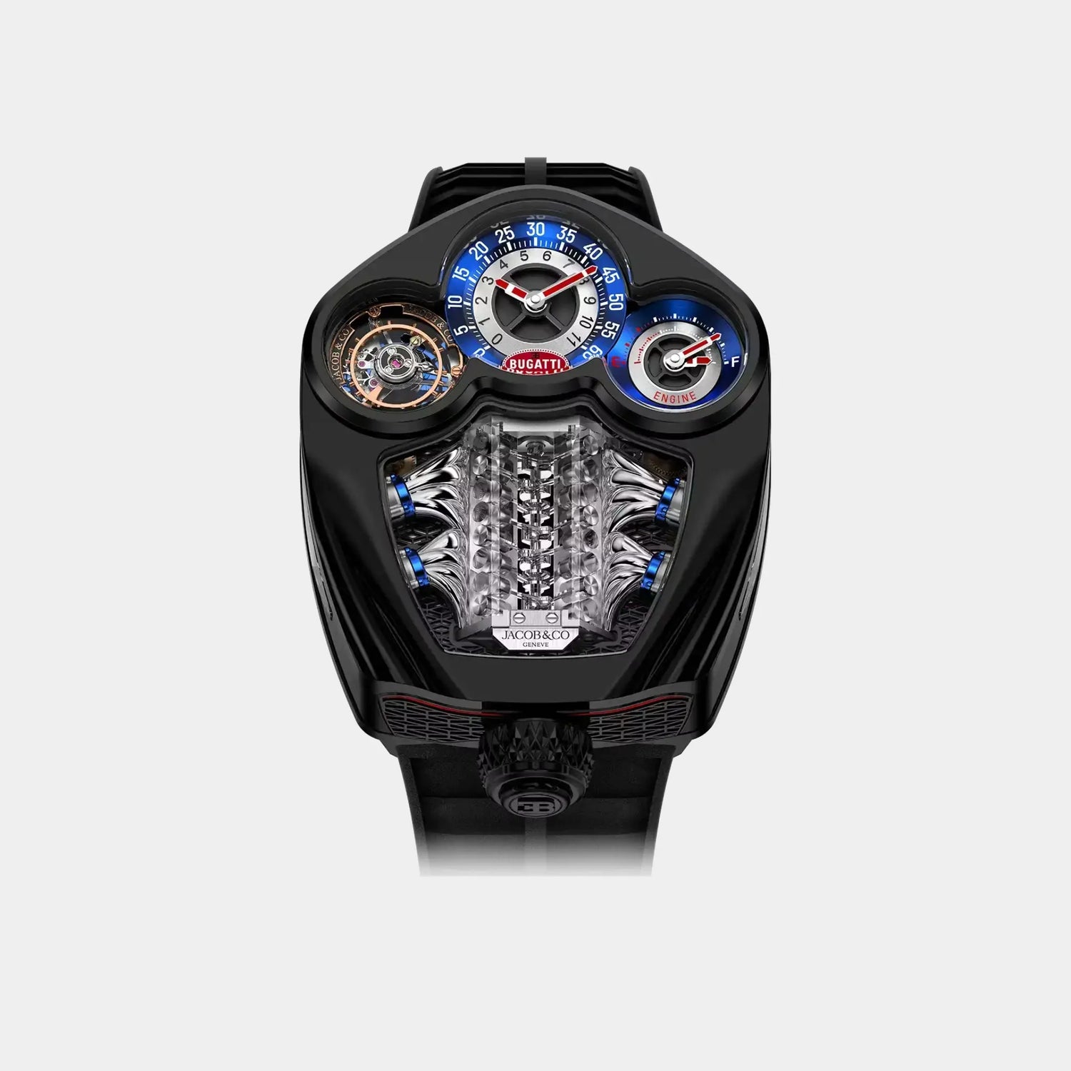 Jacob &amp; Co. Bugatti Tourbillon Black Titanium BU300.21.AA.AA.B