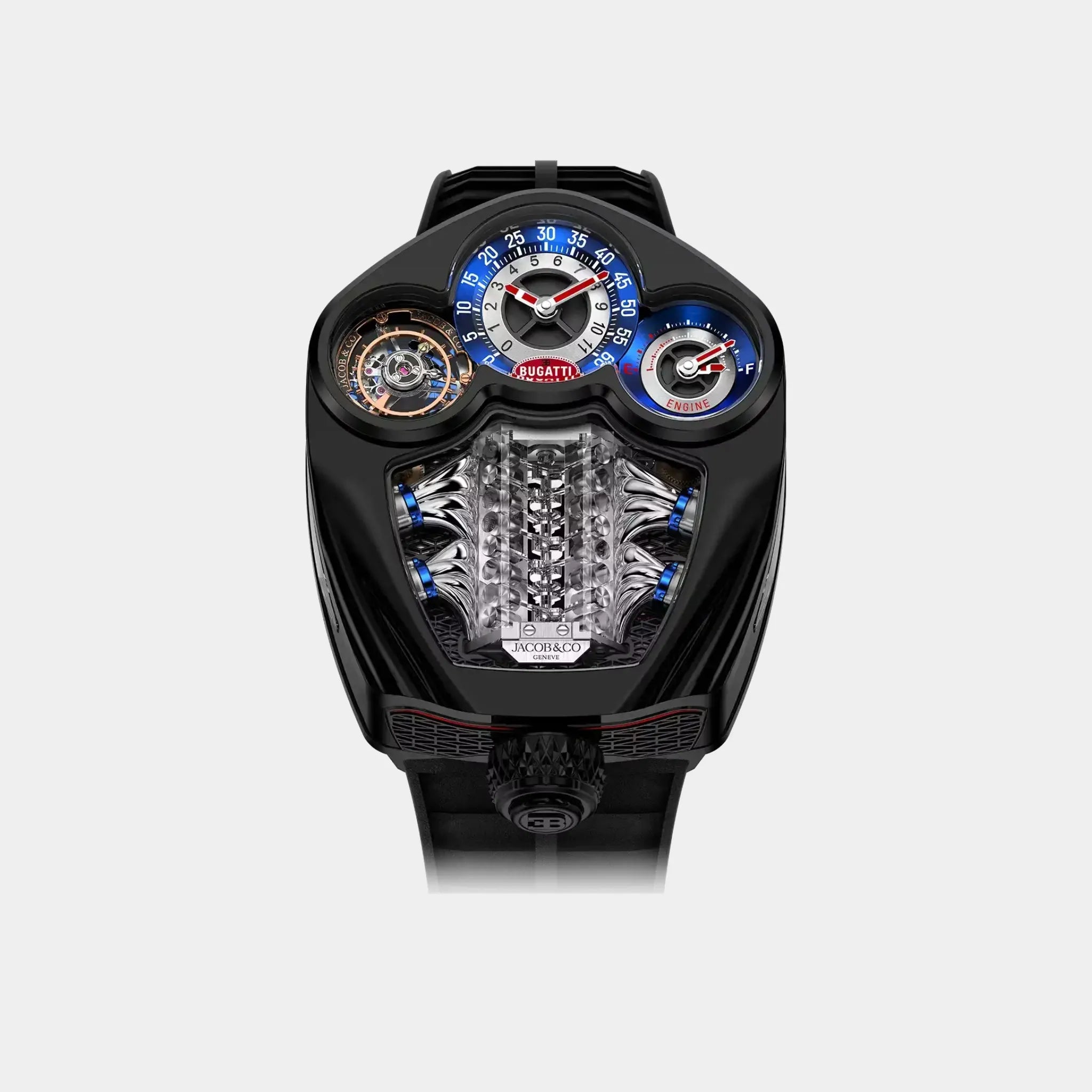 Jacob &amp; Co. Bugatti Tourbillon Black Titanium BU300.21.AA.AA.B
