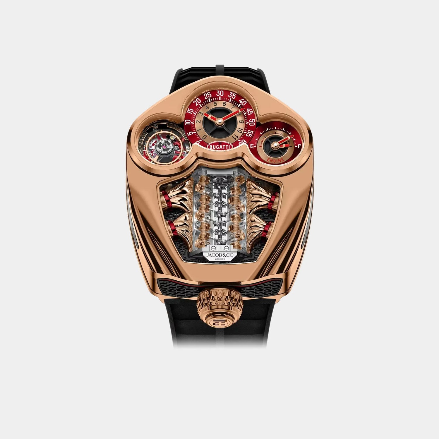 Jacob &amp; Co. Bugatti Tourbillon Rose Gold BU300.40.AA.AA.A