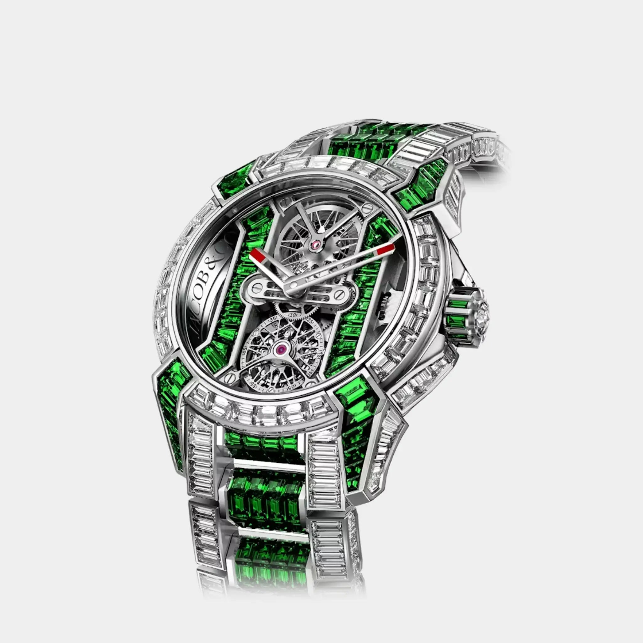 Jacob &amp; Co. Epic X Tourbillon Baguette Diamonds &amp; Tsavorites