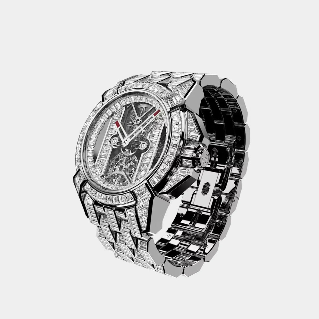 Jacob & Co. Epic X Tourbillon Baguette White Gold EX520.33.BD.AA.A30BD