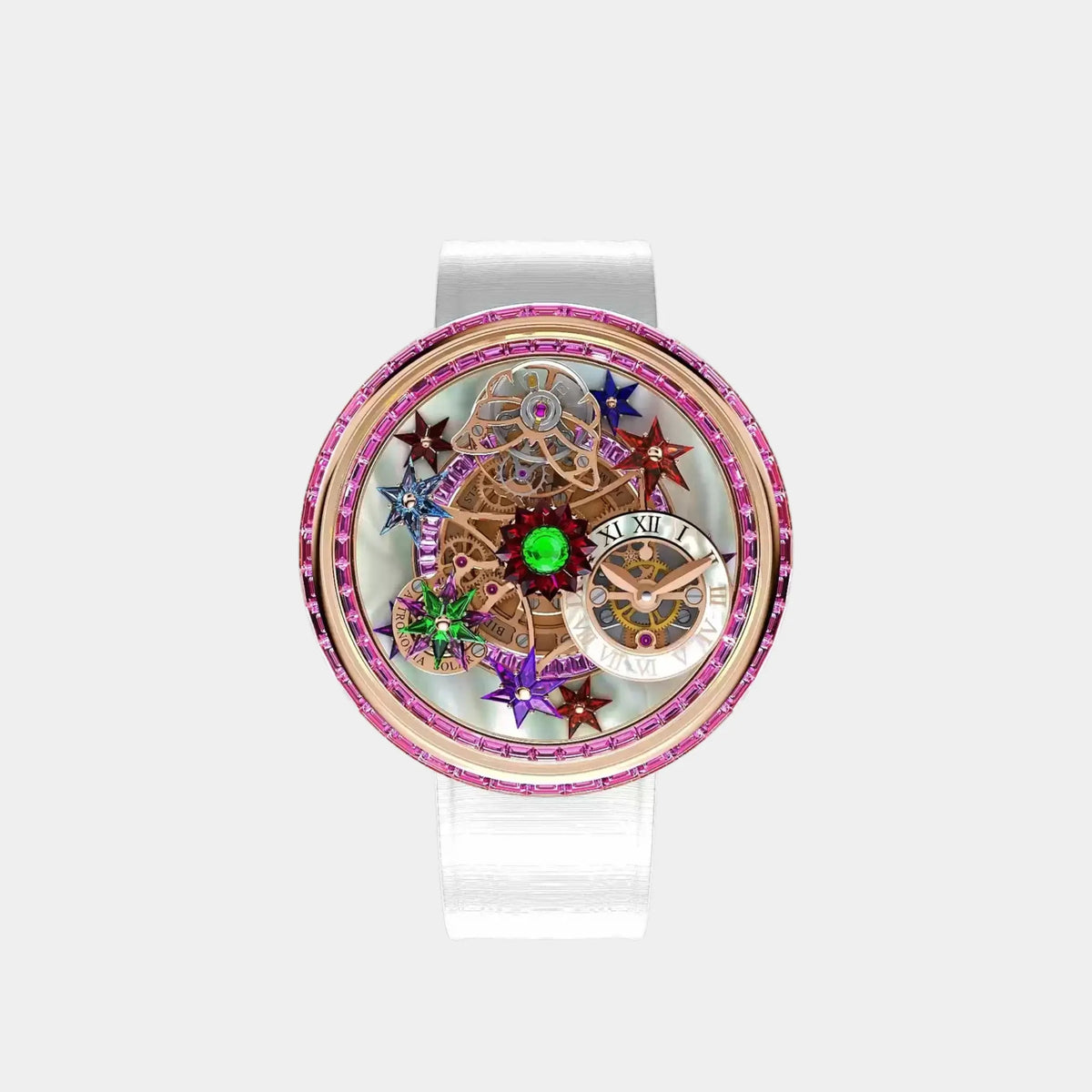 Fleurs de Jardin Rose Gold and Pink Sapphires