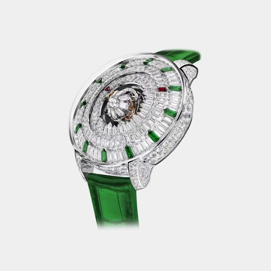 Jacob & Co. The Mystery Tourbillon 44MM Tsavorites and White Diamonds