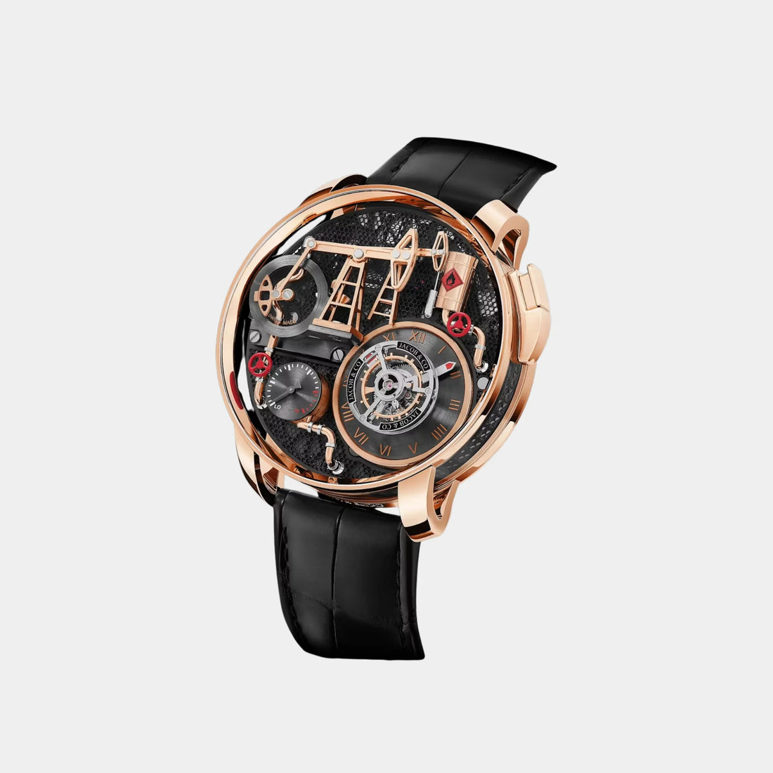 Jacob & Co. Oil Pump Rose Gold 43MM OI110.40.AA.AB.A, Front