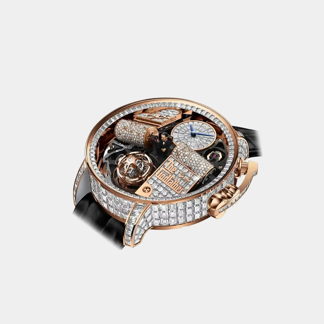 Jacob & Co. Opera Godfather Baguette Rose Gold OP820.40.AA.AA.A, Front