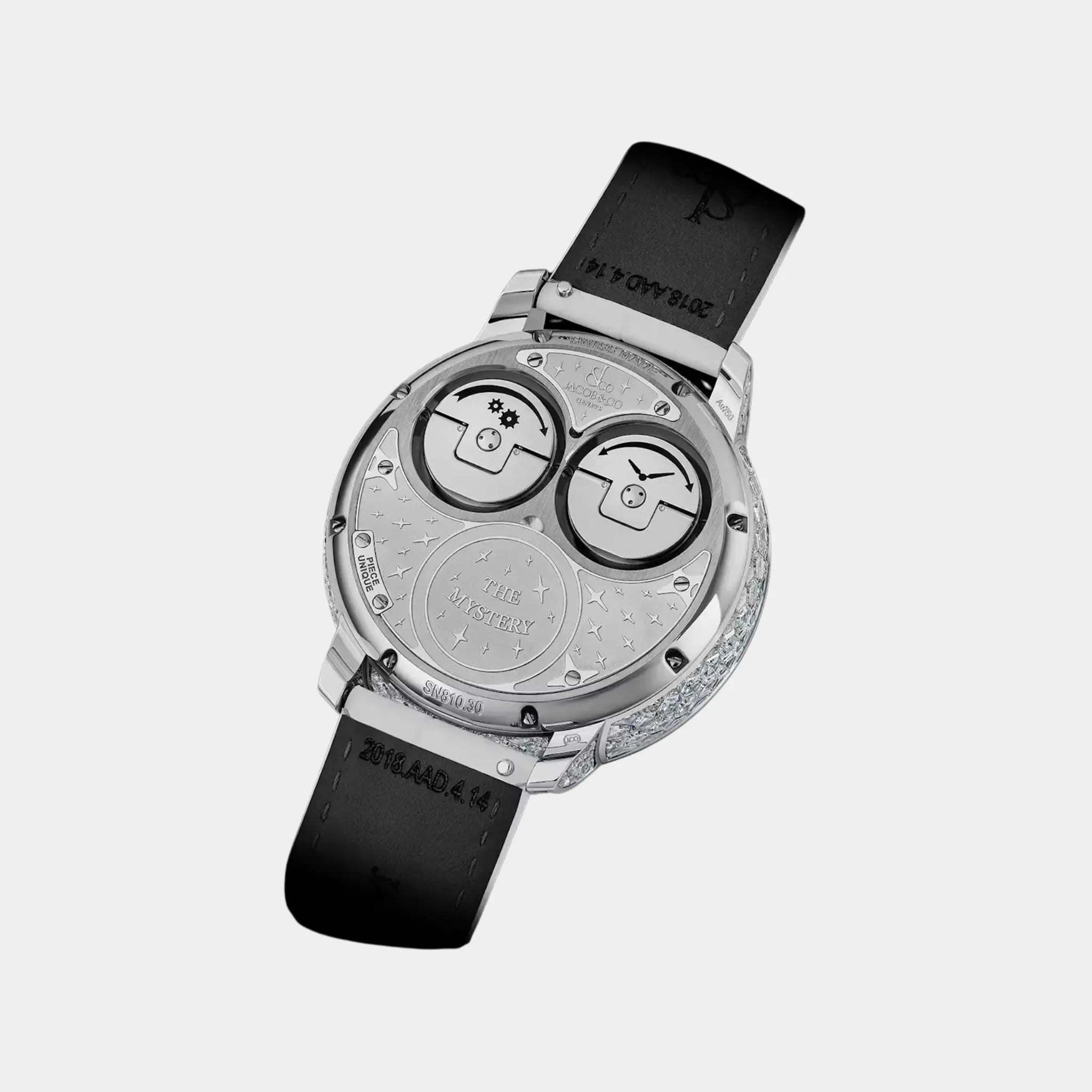 Jacob &amp; Co. The Mystery Tourbillon 44mm Amethyst, Back