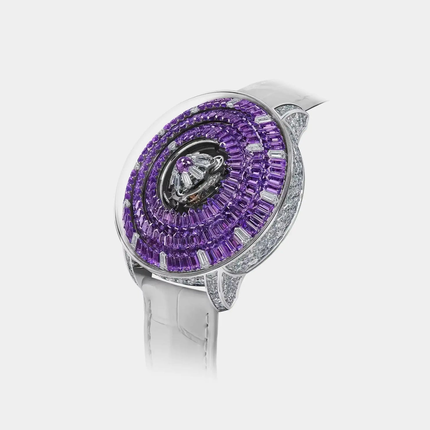 Jacob &amp; Co. The Mystery Tourbillon 44mm Amethyst, Front