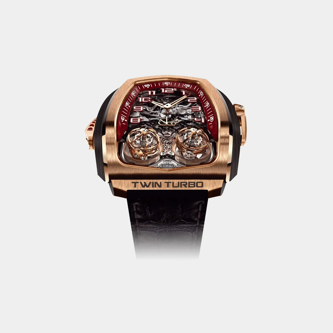 Jacob & Co. Twin Turbo Rose Gold TT100.40.NS.NK.D, Front