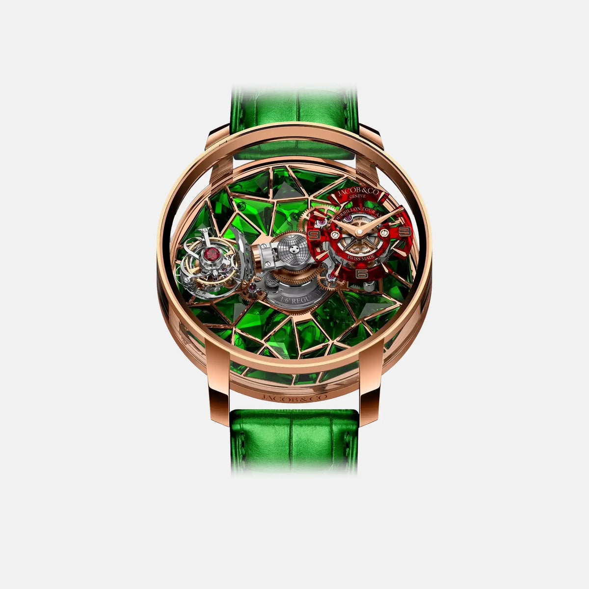 Astronomia Four-Axis Tourbillon Rose Gold Green AT180.40.AB.AC.A