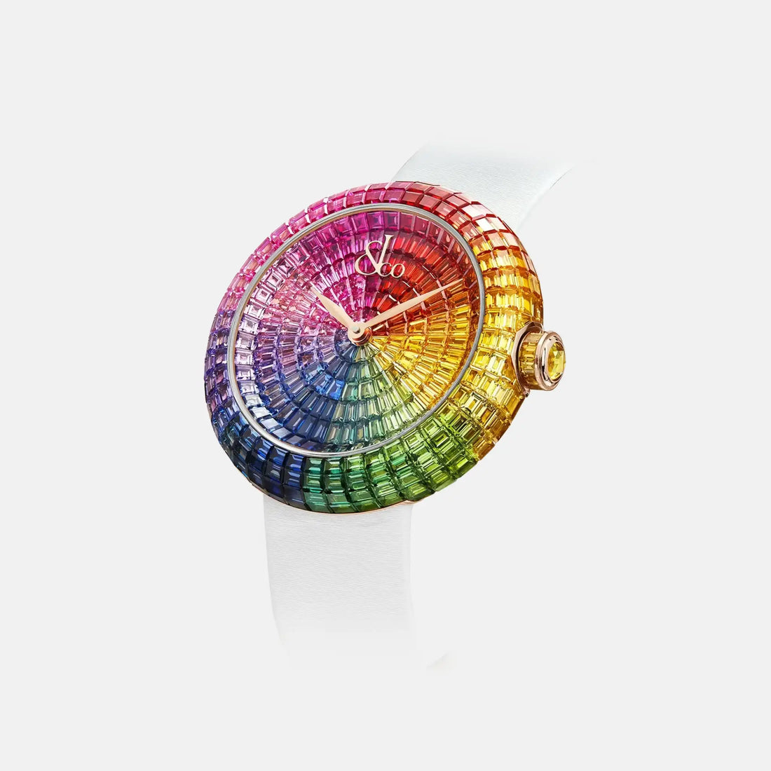 Jacob &amp; Co Brilliant Baguette Rainbow BA534.40.HR.HR.B