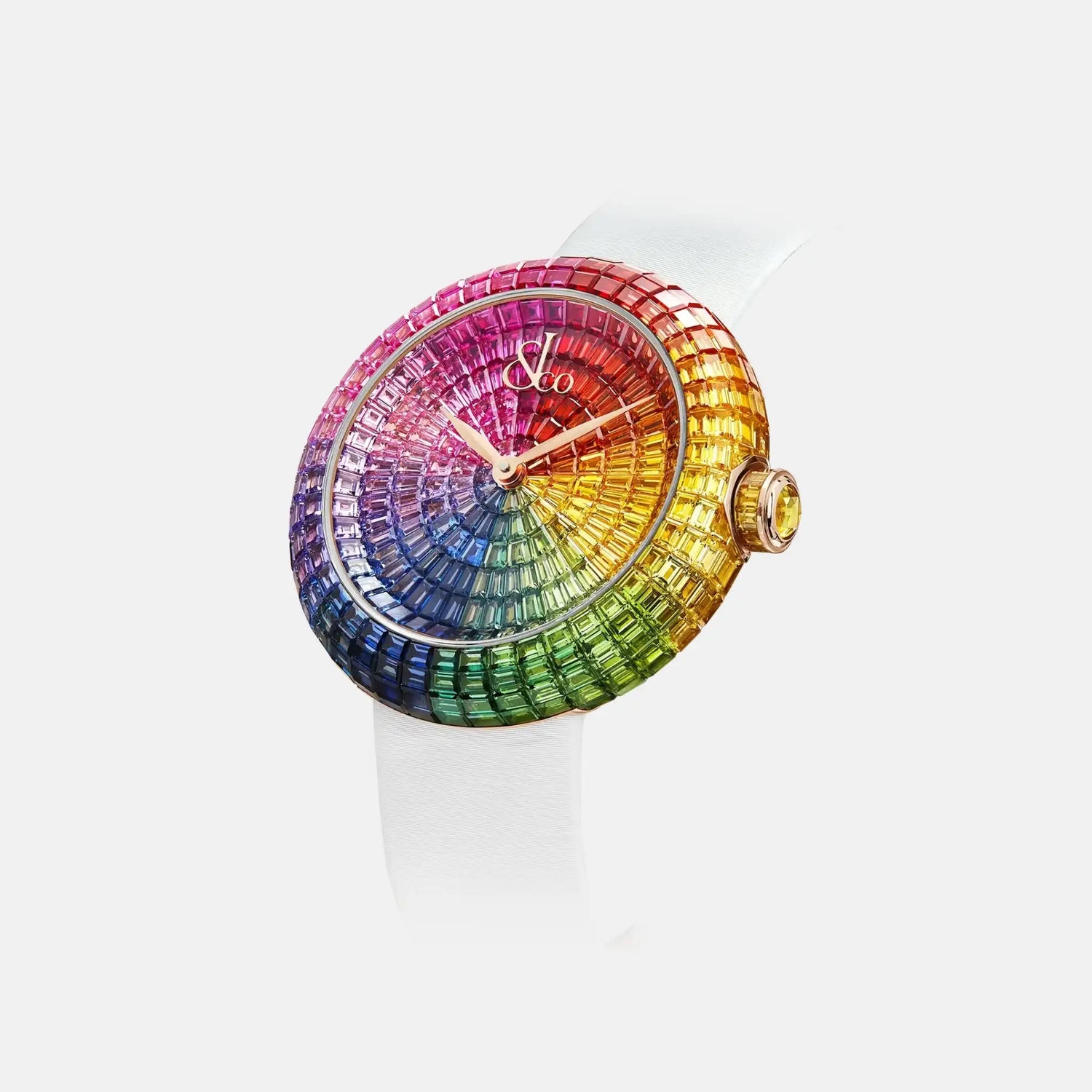 Jacob &amp; Co Brilliant Baguette Rainbow BA534.40.HR.HR.B