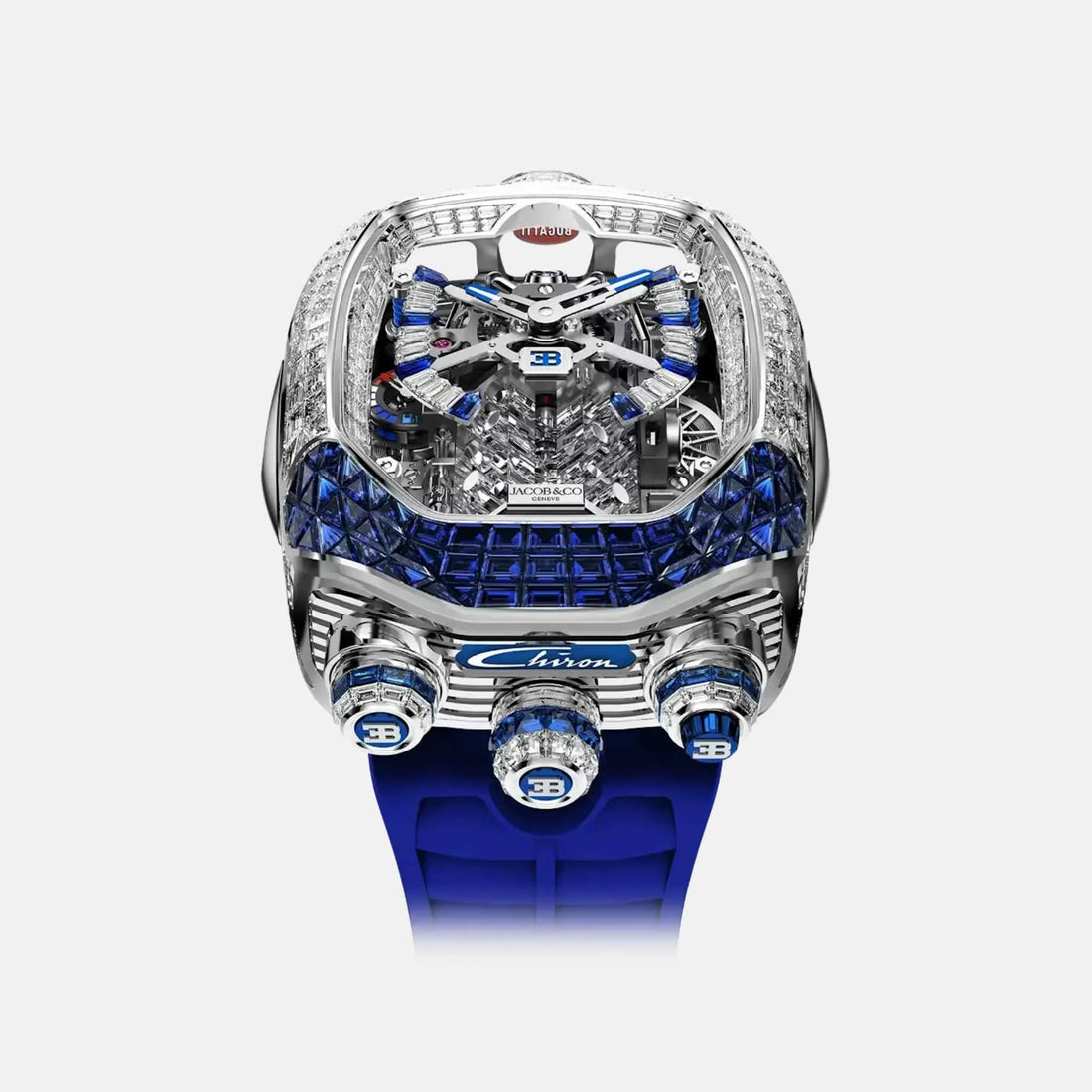 Jacob &amp; Co Bugatti Chiron Tourbillon Baguette BU800.30.AM.UA.A
