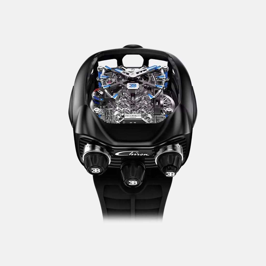 Jacob & Co Bugatti Chiron Tourbillon Black Titanium BU200.21.AH.AB.B