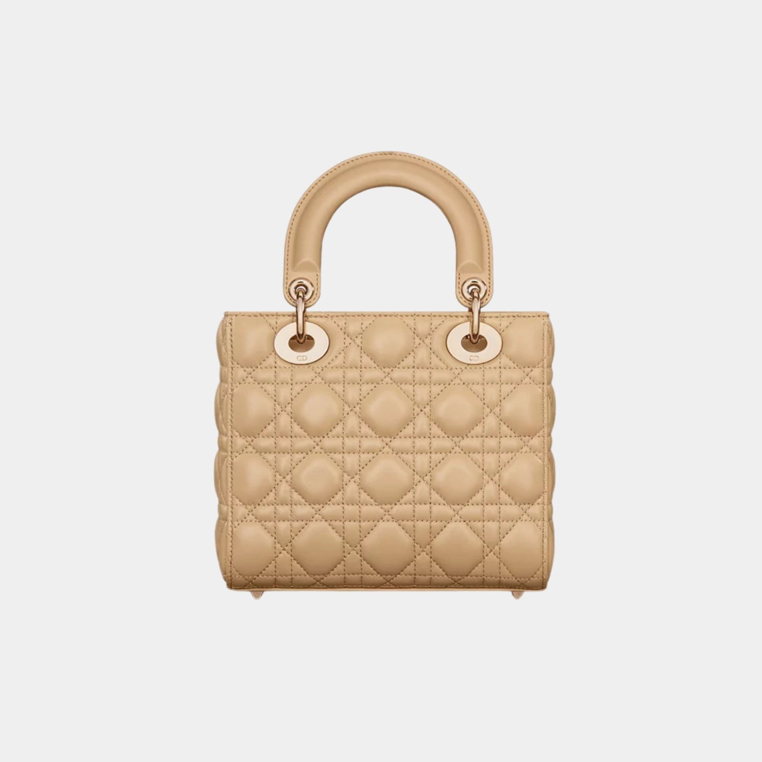 Lady Dior My ABCDior Small Bag Cannage Lambskin, Biscuit, Back