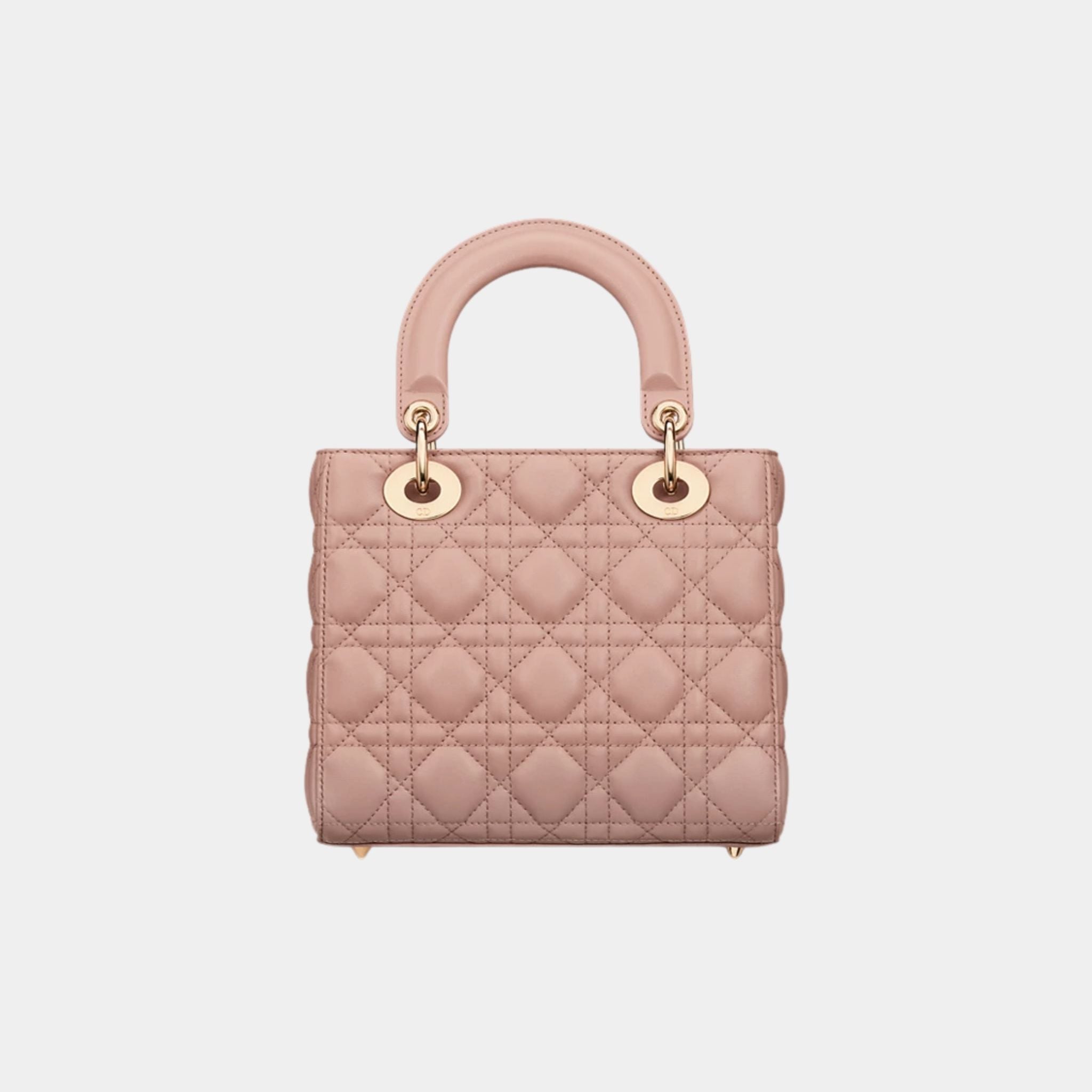 Lady Dior My ABCDior Small Bag Cannage Lambskin, Blush, Back