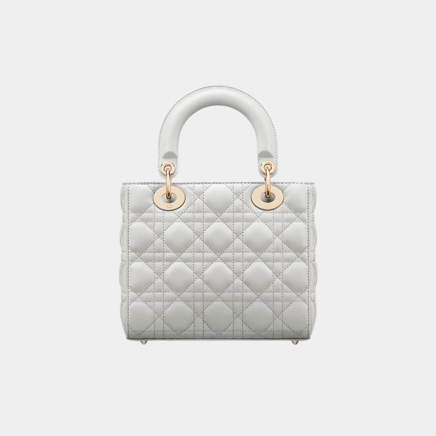 Lady Dior My ABCDior Small Bag Cannage Lambskin, Cloud Grey, Back