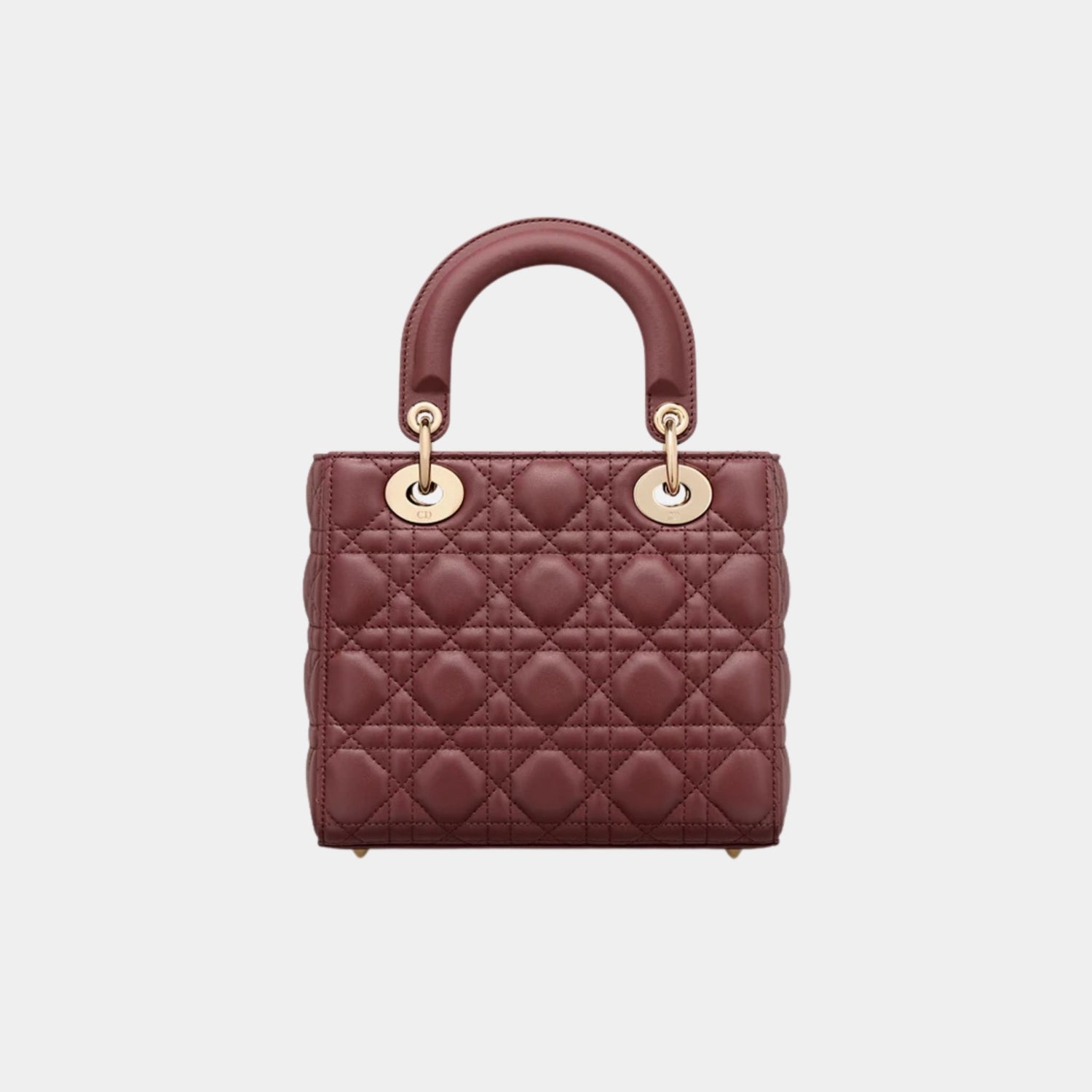 Lady Dior My ABCDior Small Bag Cannage Lambskin, Dahlia Red, Back