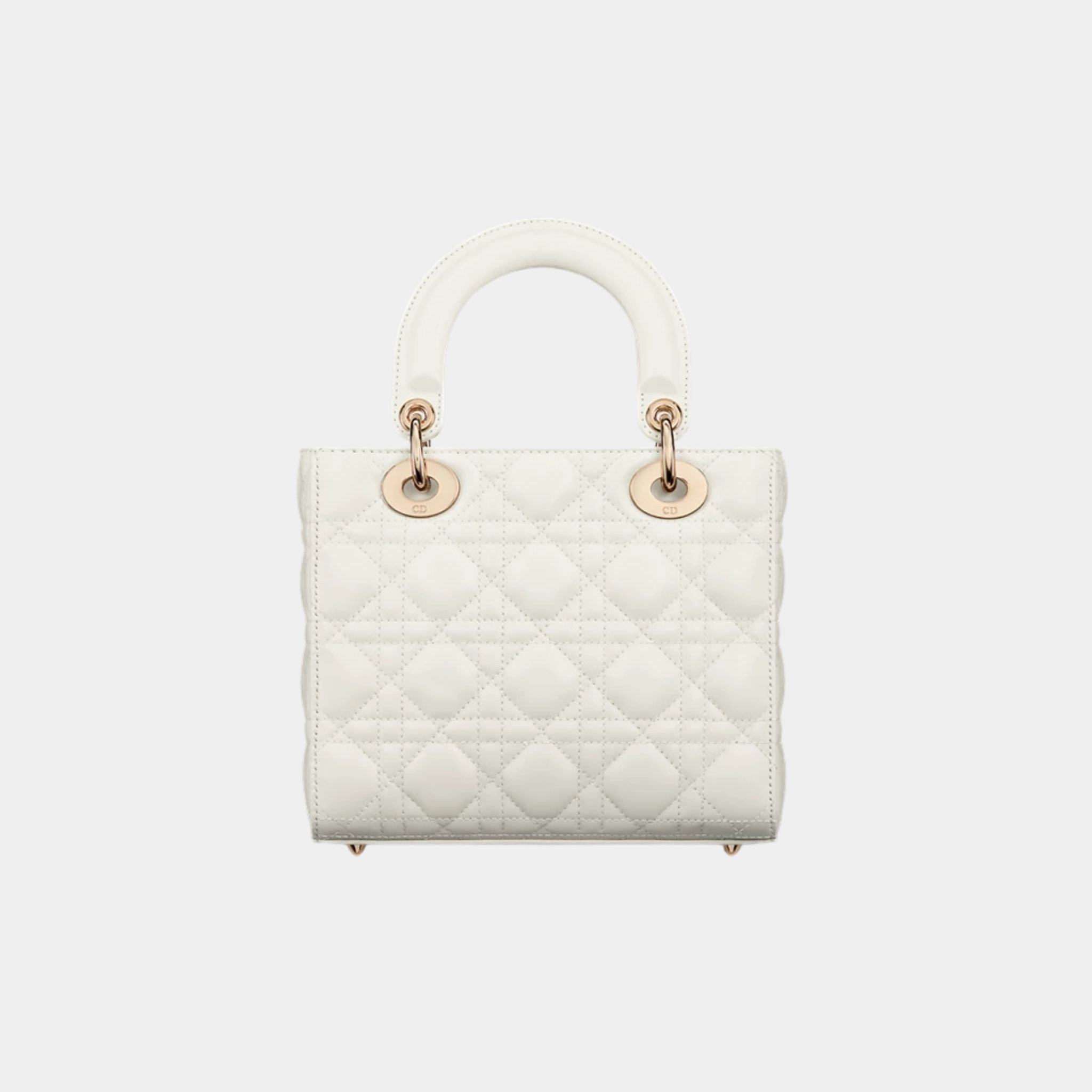 Lady Dior My ABCDior Small Bag Cannage Lambskin, Latte, Back