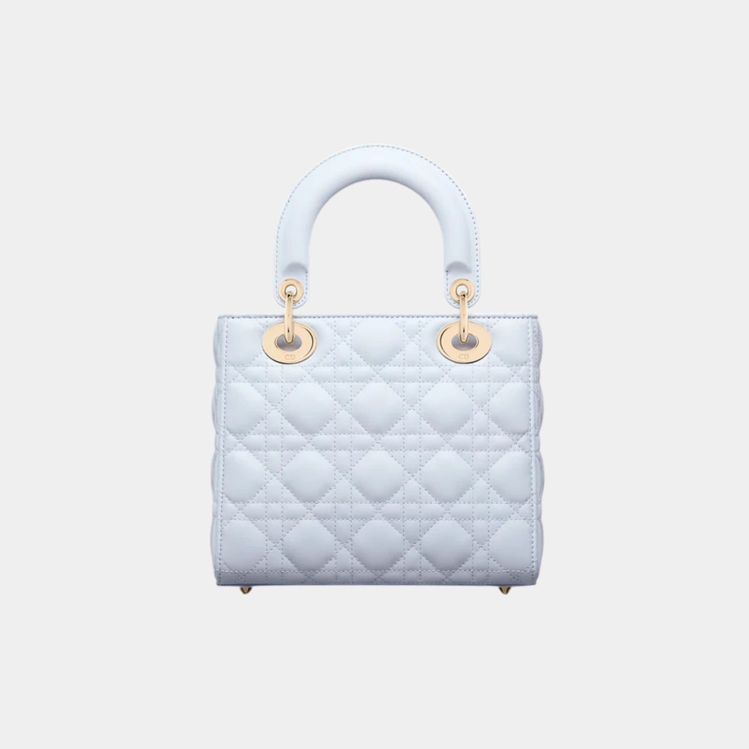 Lady Dior My ABCDior Small Bag Cannage Lambskin, Shirt Blue, Back