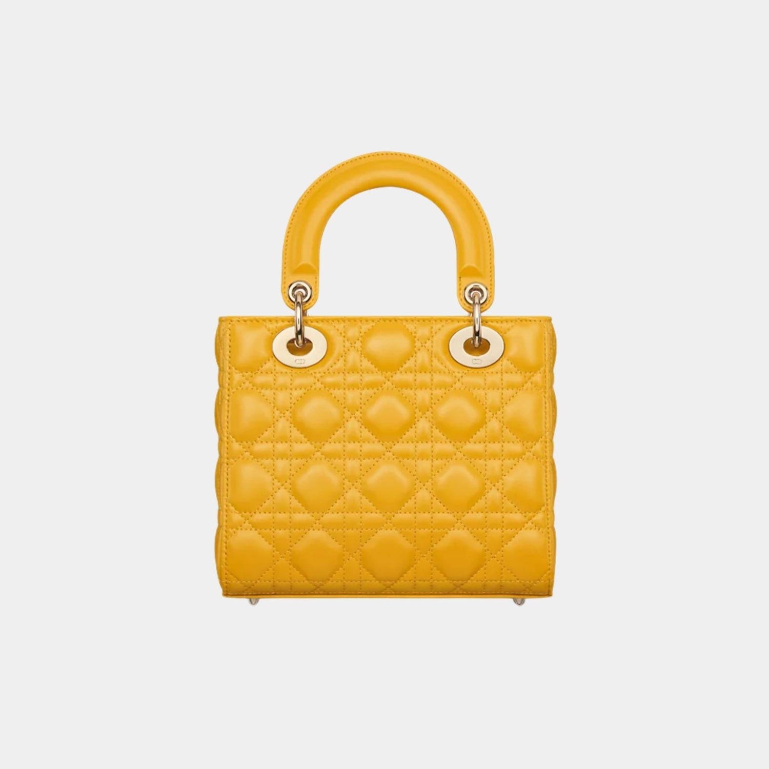 Lady Dior My ABCDior Small Bag Cannage Lambskin, Sunny Gold, Back