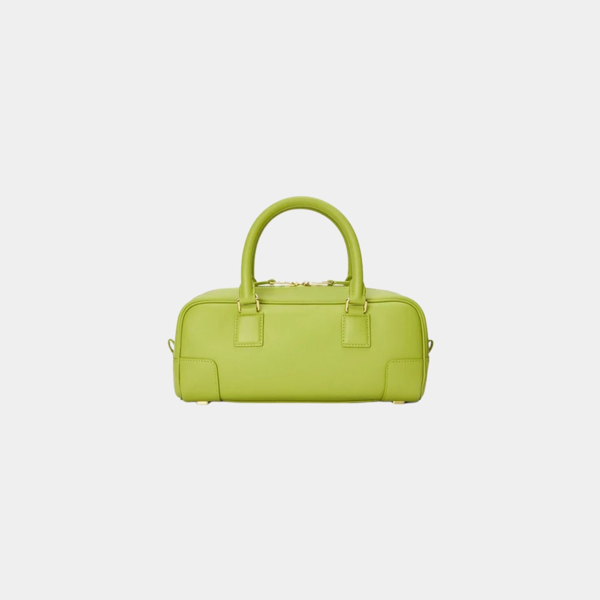 Loewe Amazona 23 Cropped Bag In Nappa Calfskin, Meadow Green, Back
